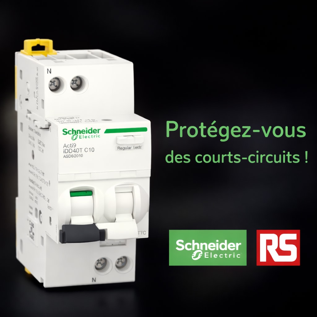 A9DX3740 | Disjoncteur différentiel magnéto-thermique Schneider